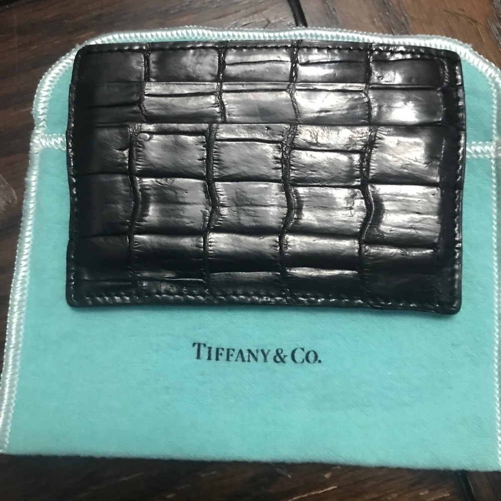 Men’s Crocodile Leather Tiffany & Co. Card Case
